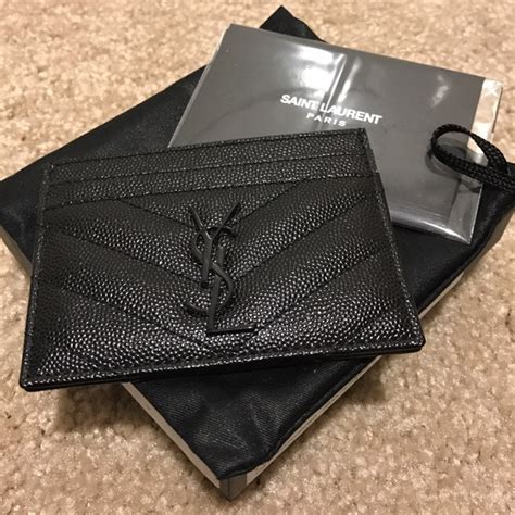 ysl python card holder|YSL card holder for men.